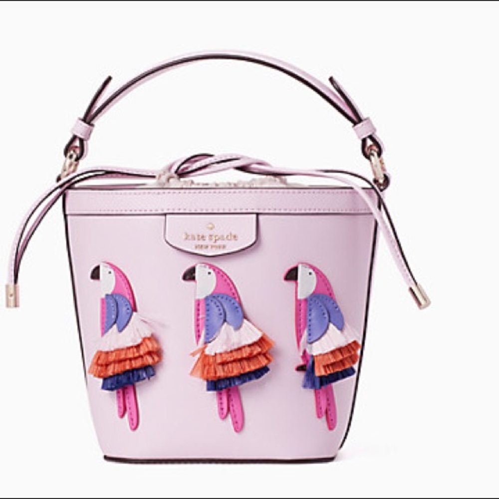 Kate Spade pippa flock bucket bag